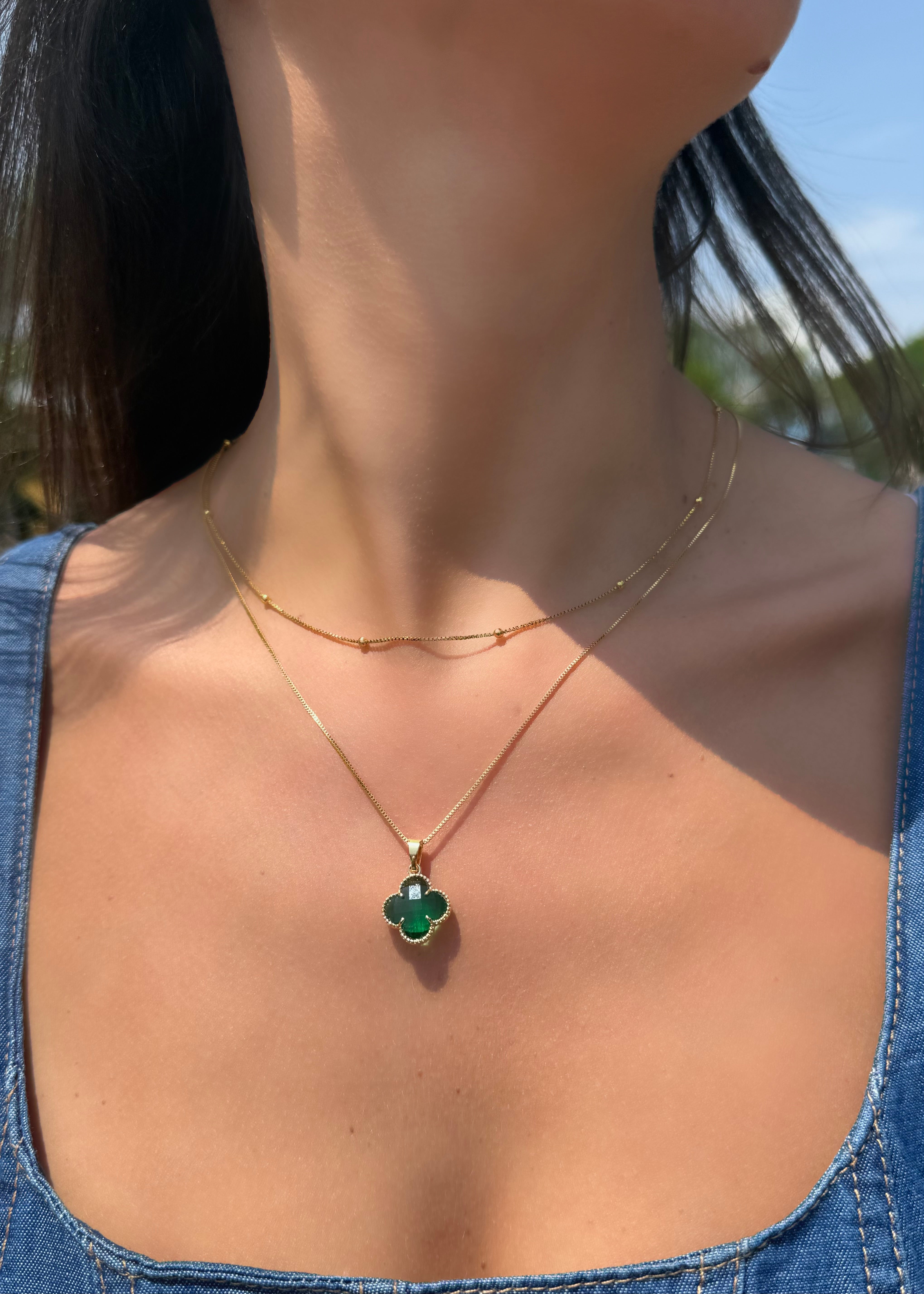 Collar con dije Olivia Green