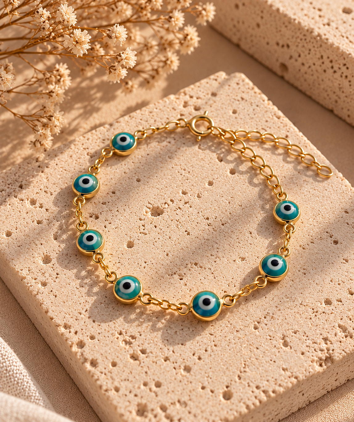 Pulsera Ojo Turco Turquesa