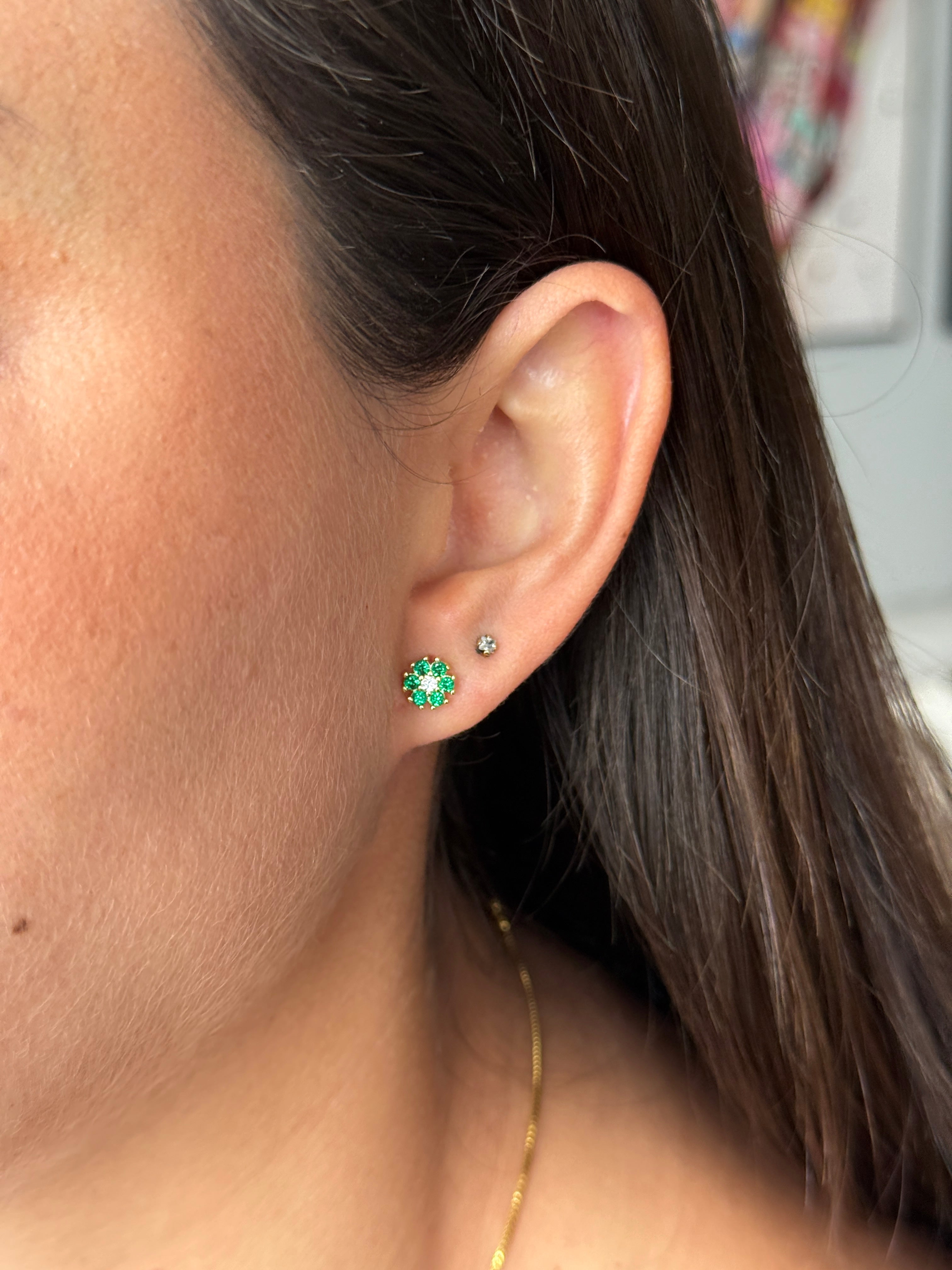 Arete Roseta Verde