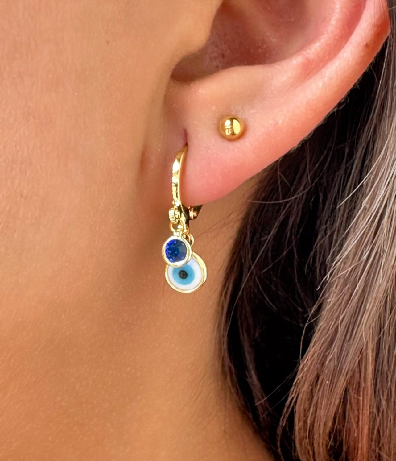 Argolla Ojo Turco Celeste