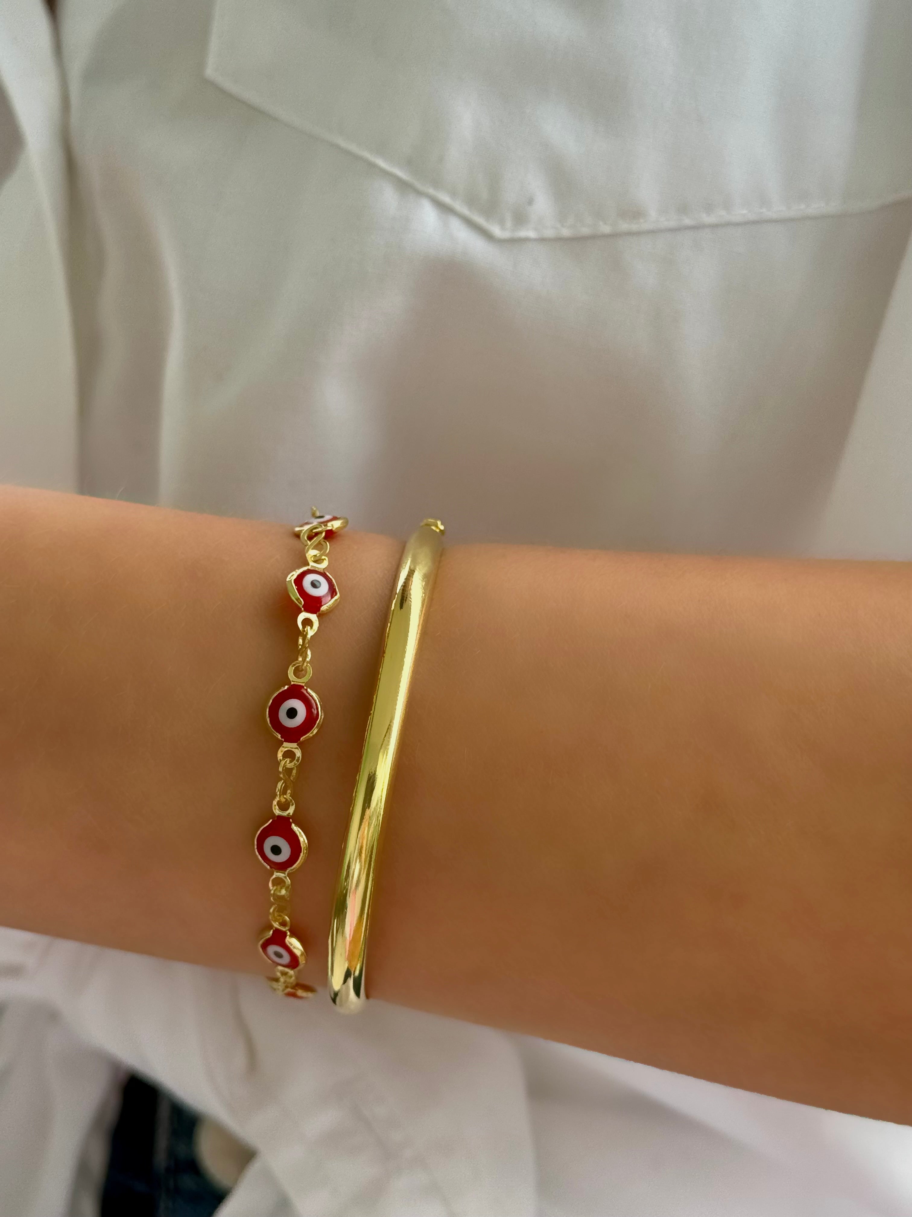 Pulsera Ojo Turco Rojo