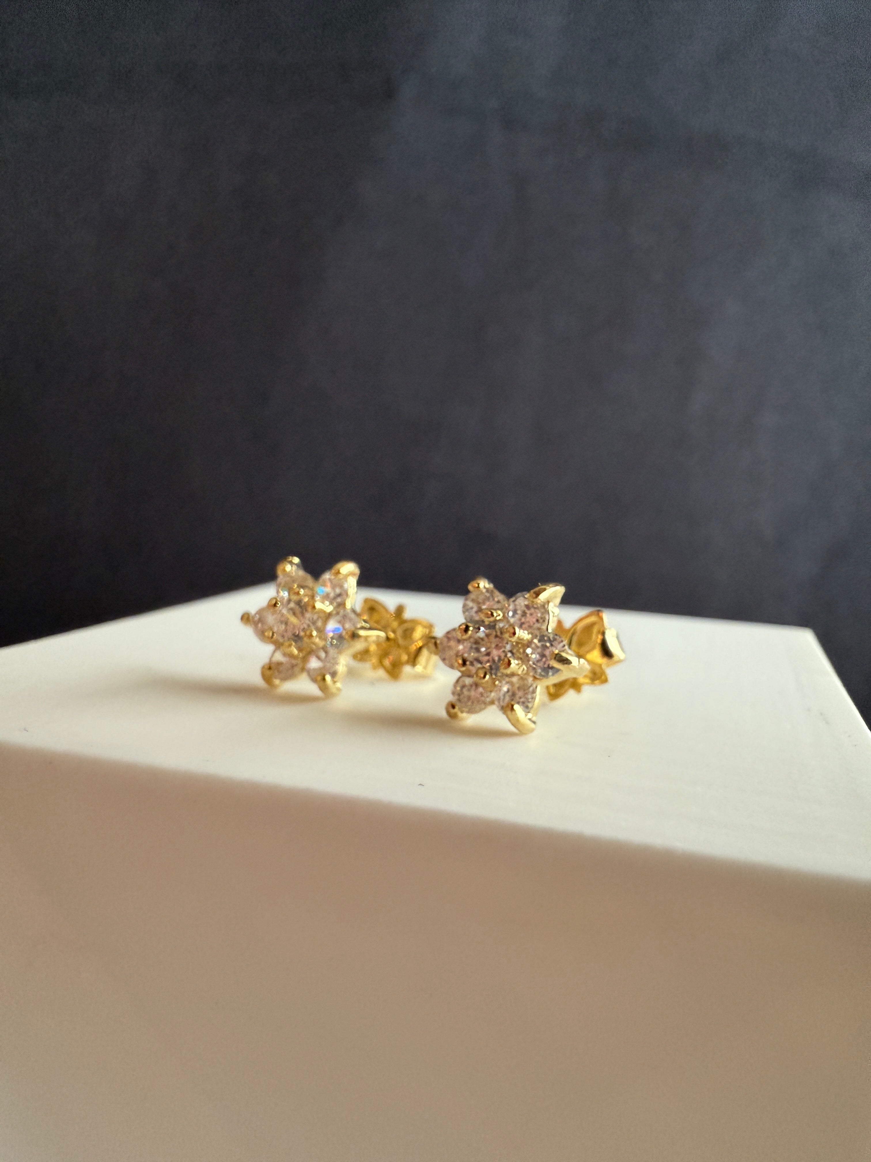 Arete Flor Roseta