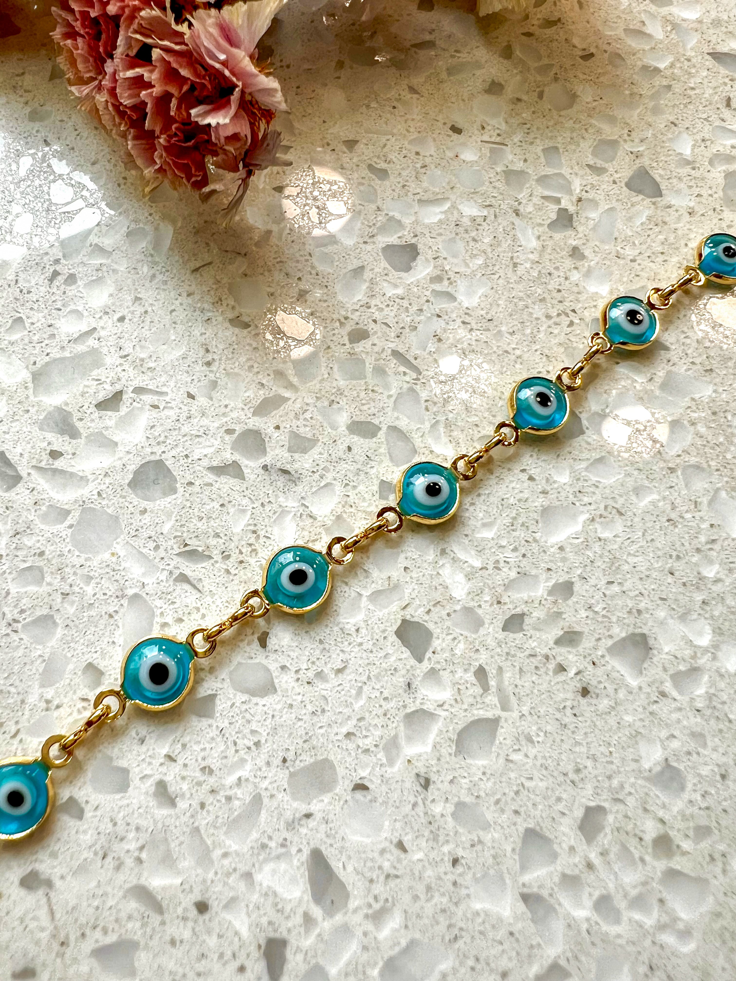 Pulsera Ojo Turco Turquesa