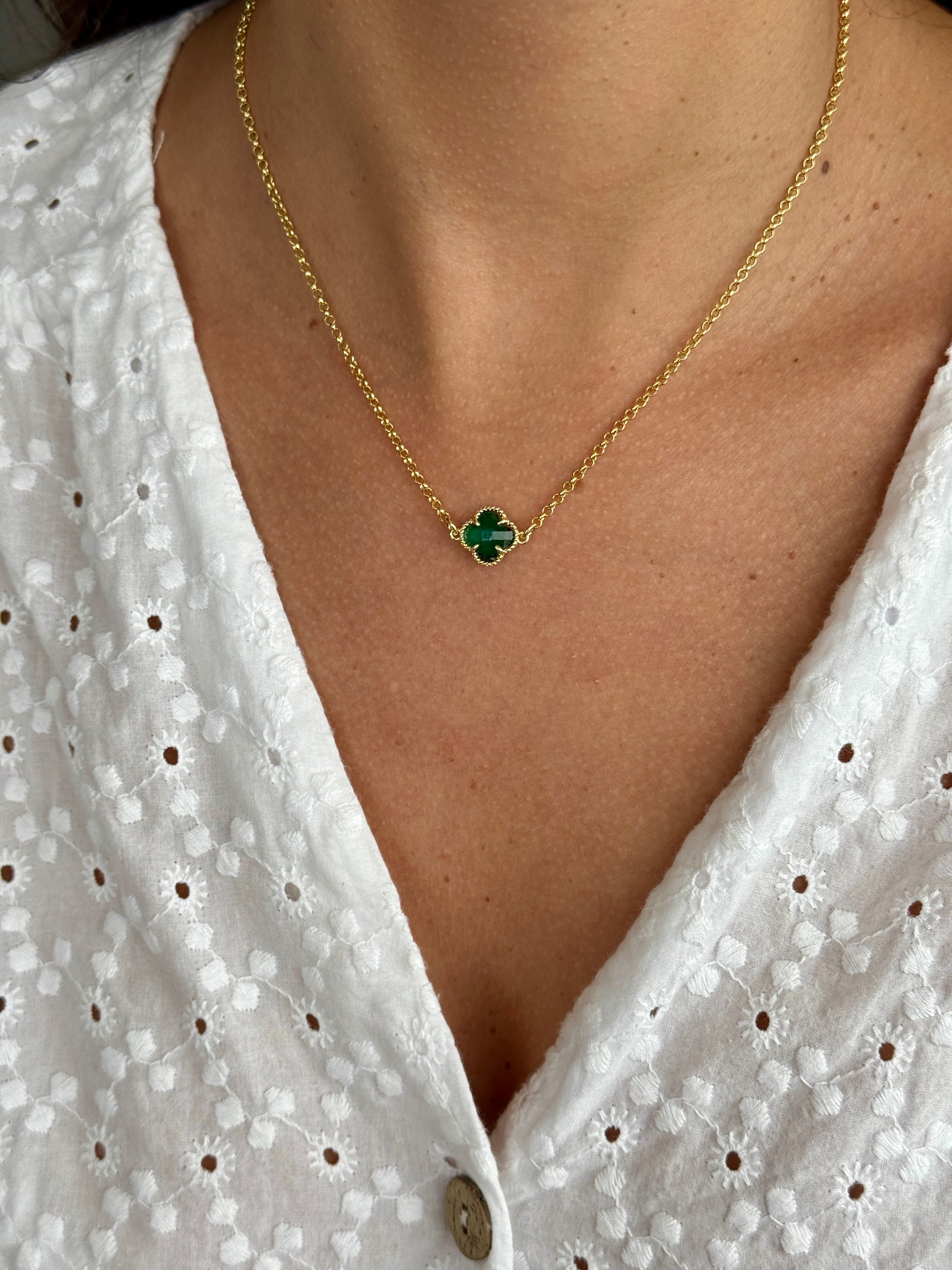 Collar Olivia Green