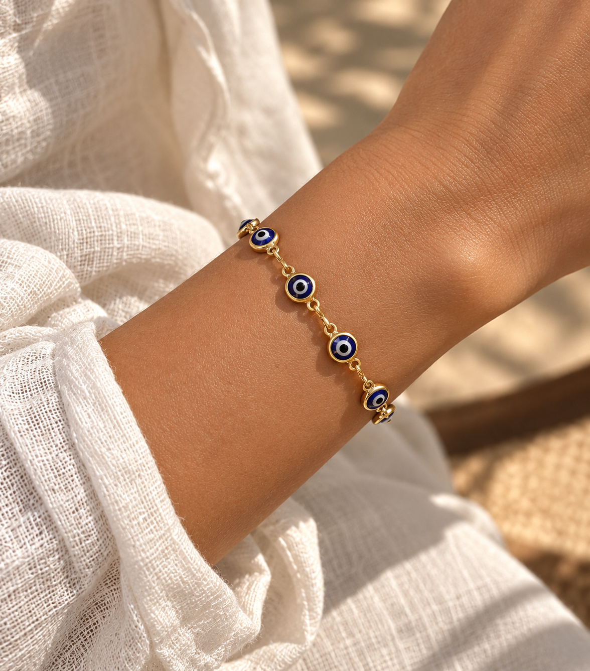 Pulsera Ojo Turco Azul