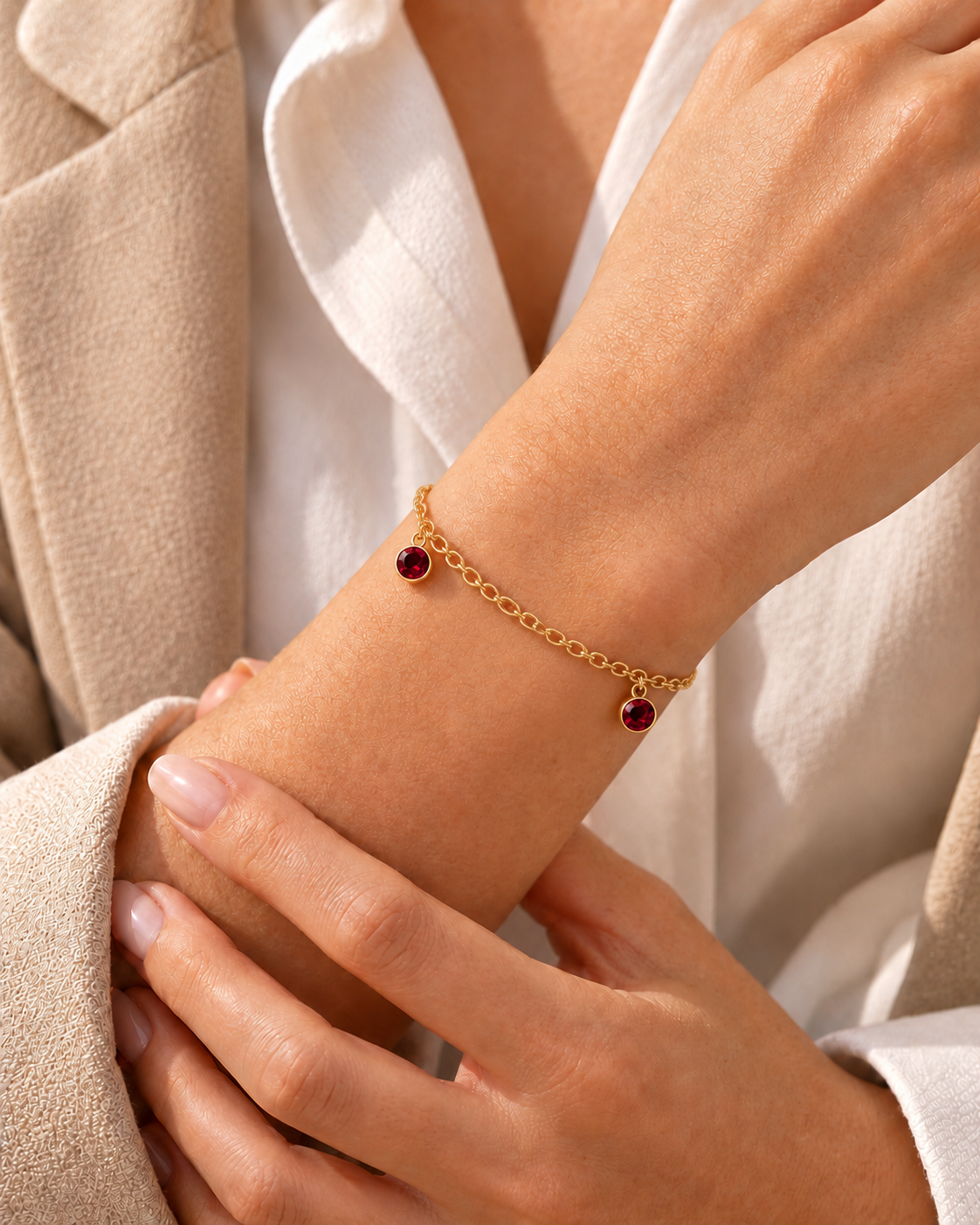 Pulsera Rubí