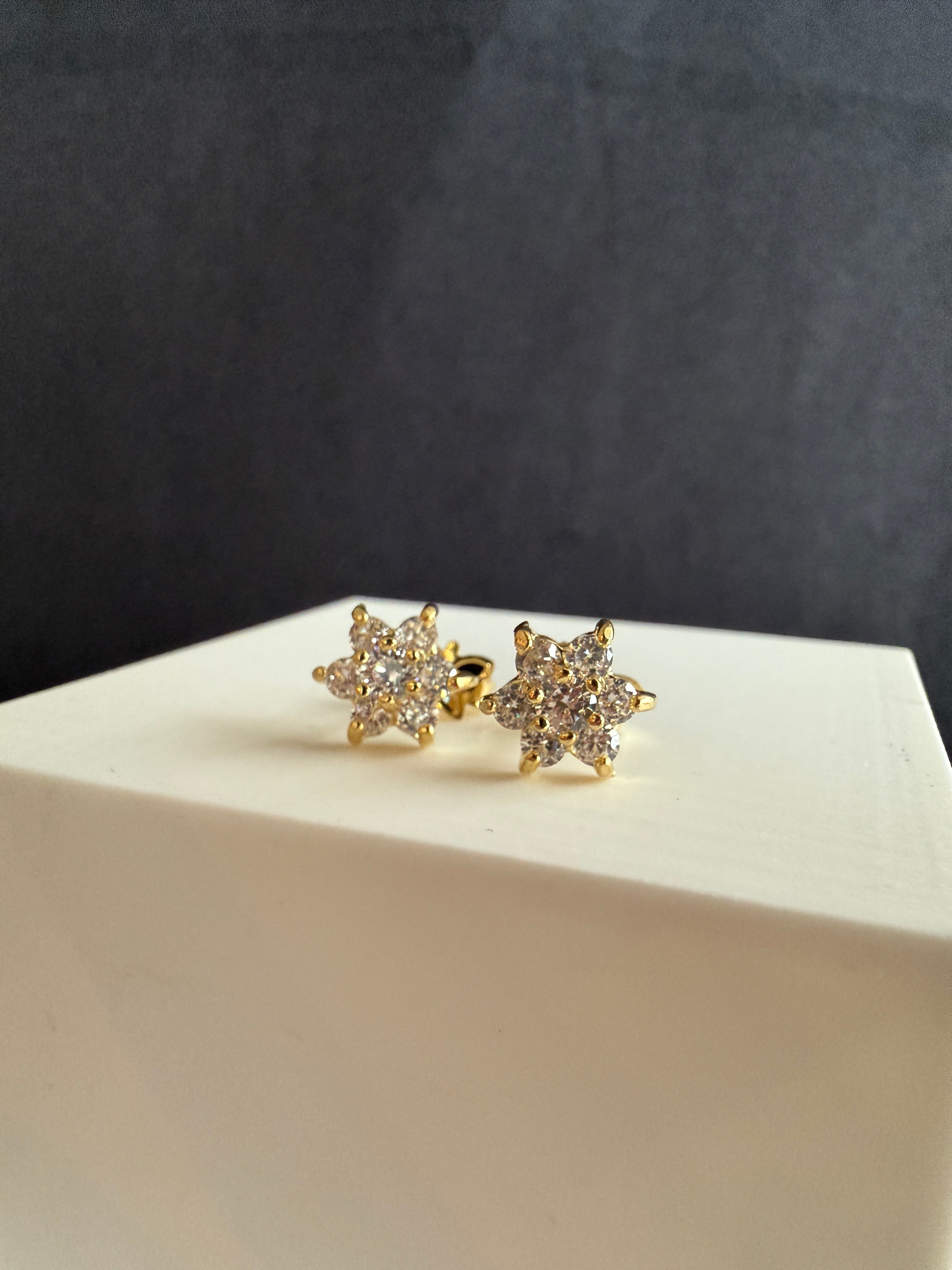 Arete Flor Roseta