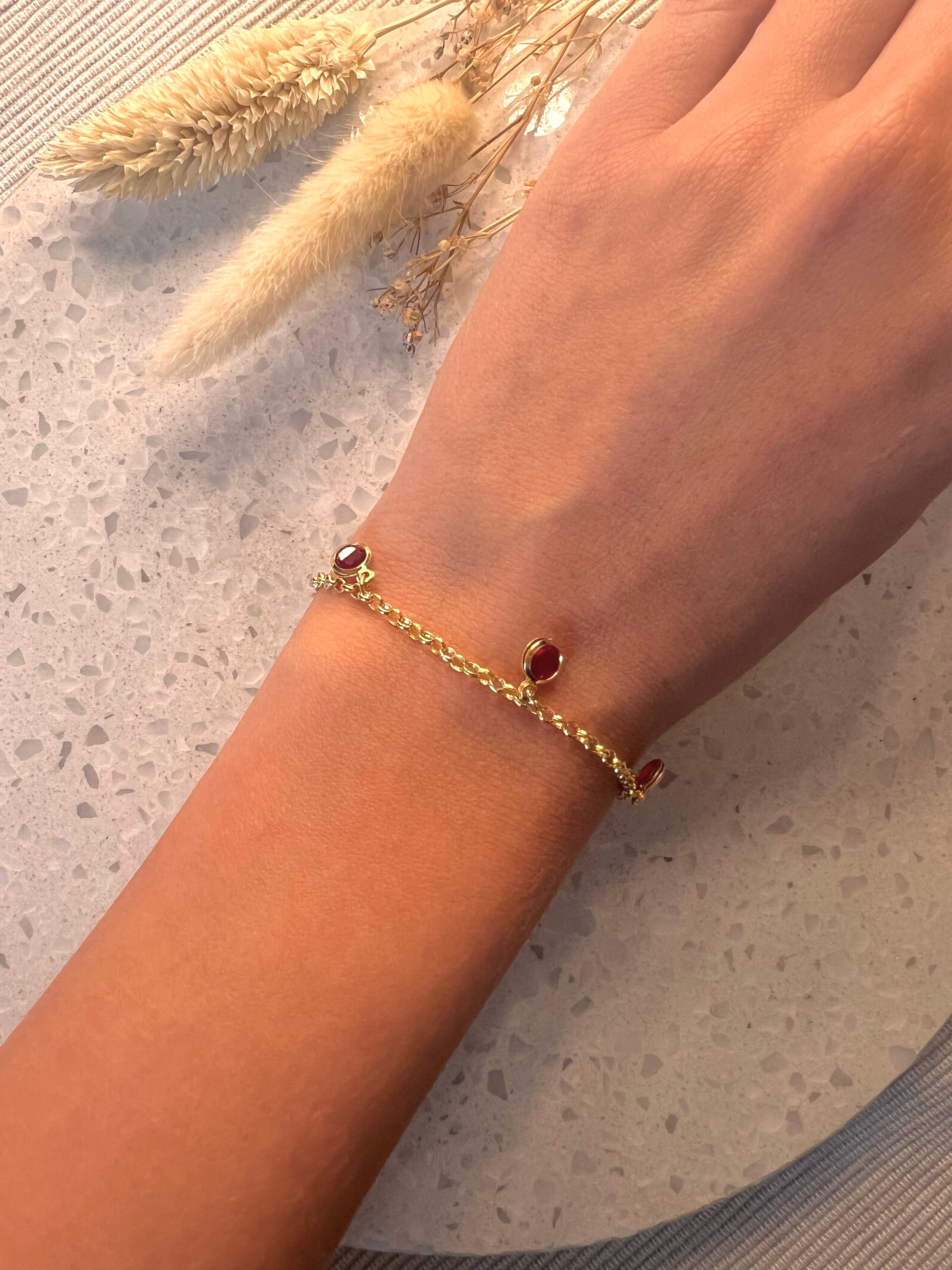 Pulsera Rubí