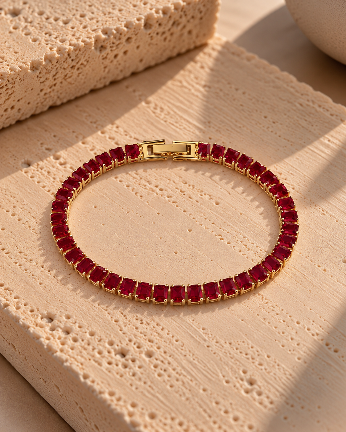 Pulsera Tennis Roja